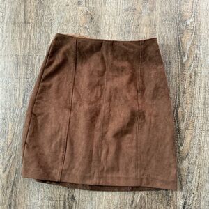 Abercrombie & Fitch Chocolate Brown Mini Skirt
